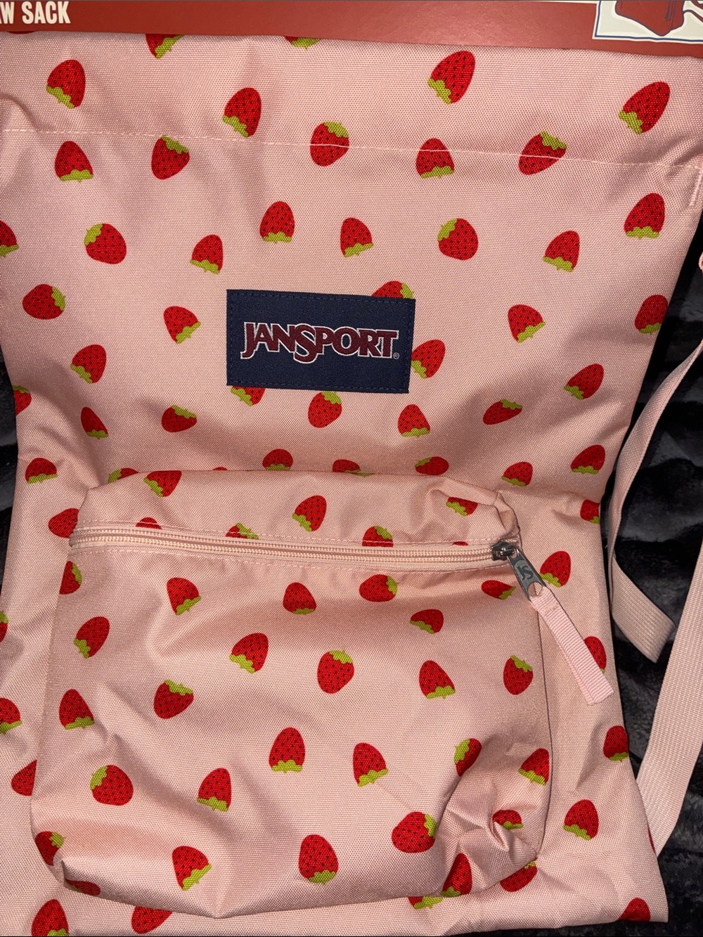 Jansport Strawberry bag & lunch bag bundle - Picture 3 of 6
